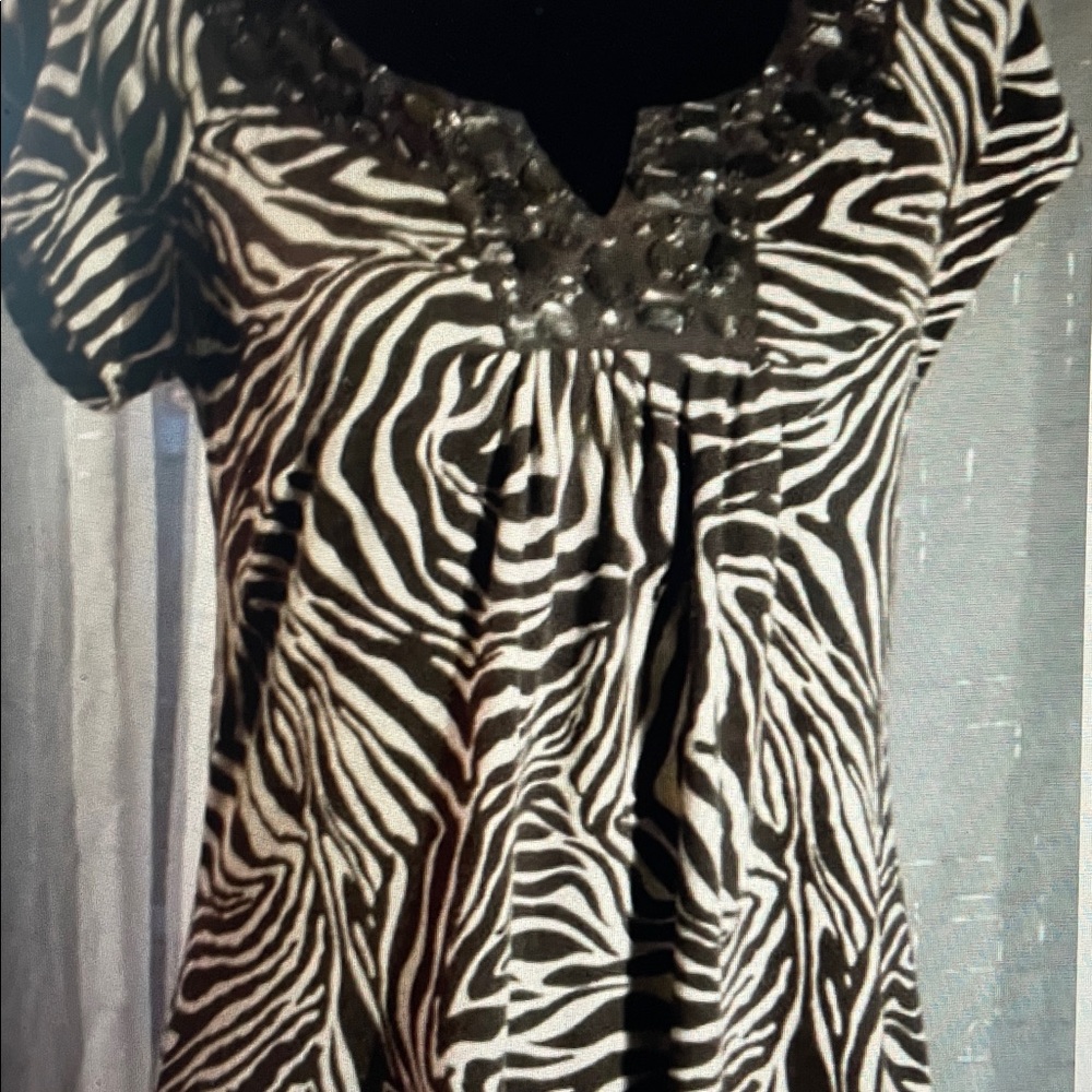 Bizz animal print top/dress L
